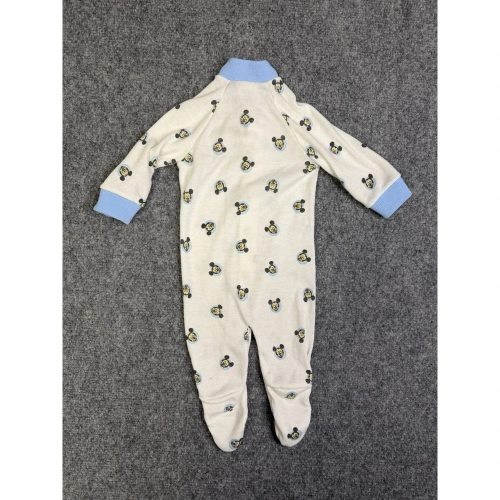 Vintage 1984 Disney Playskool Play J's Mickey Mouse Onsie & Bib Newborn